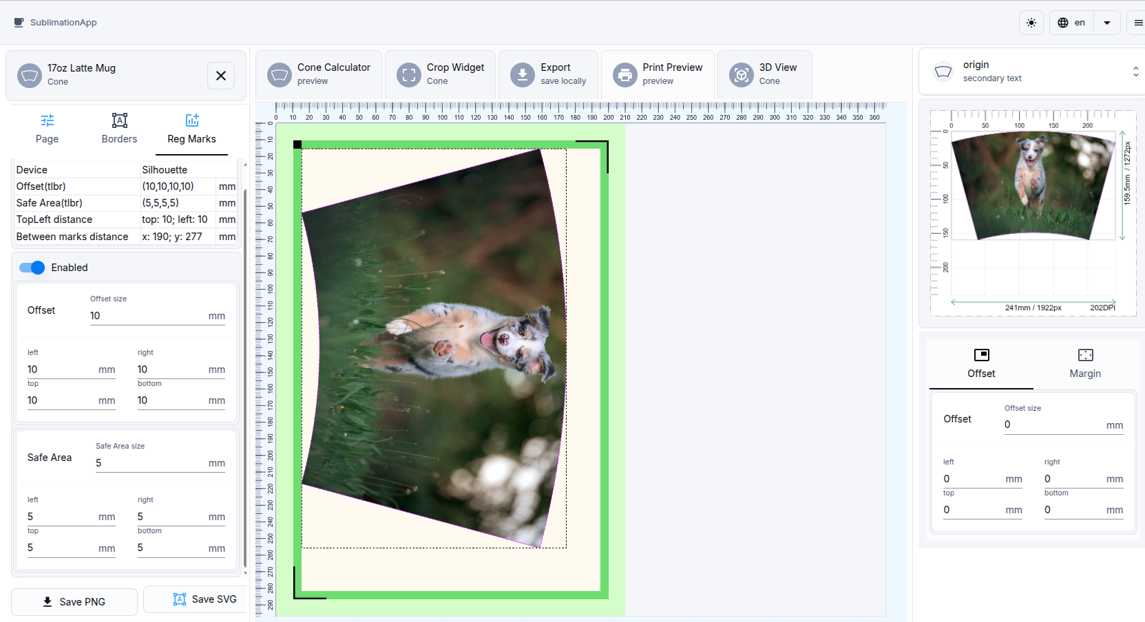 Registration Marks Example