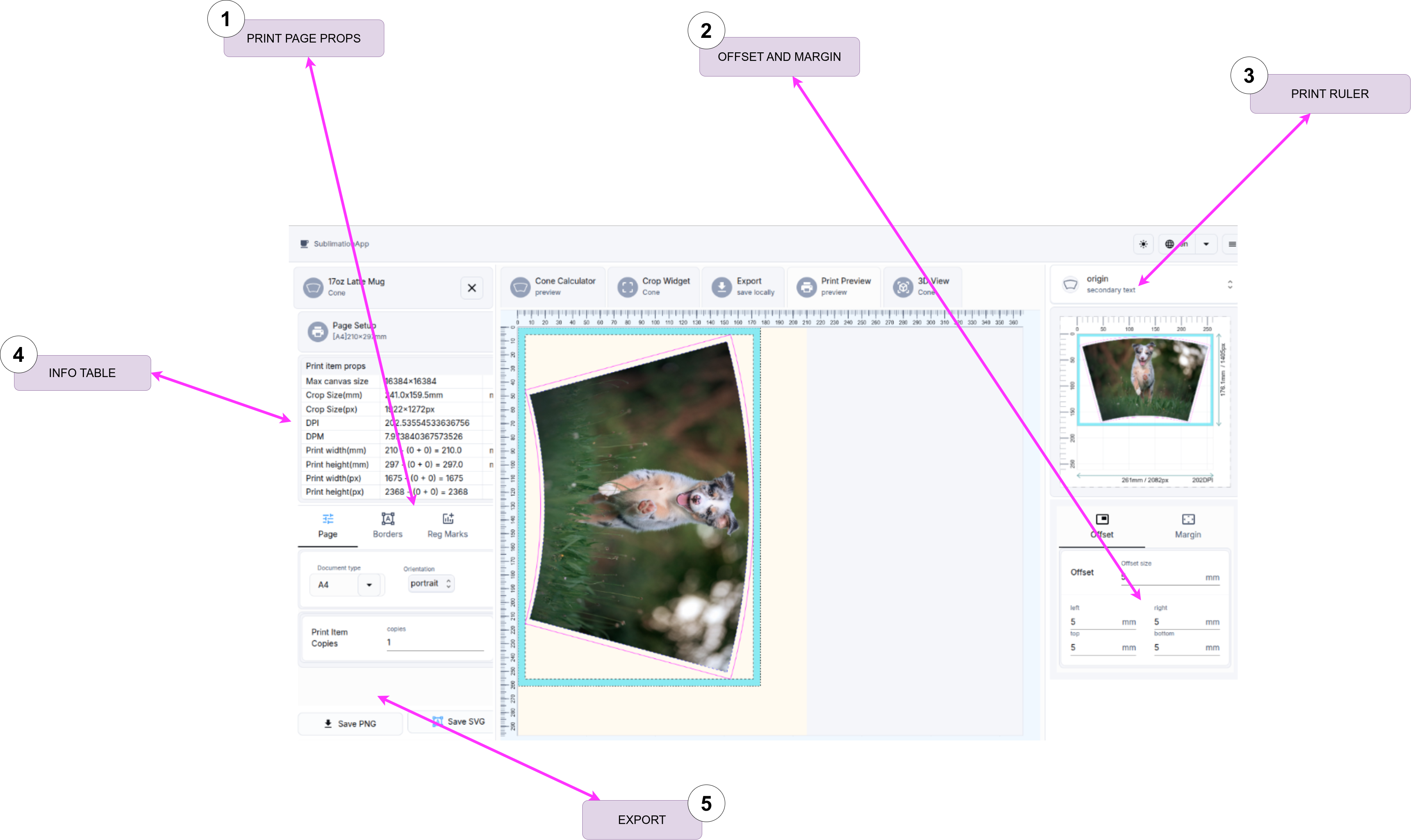 Print Widget Interface