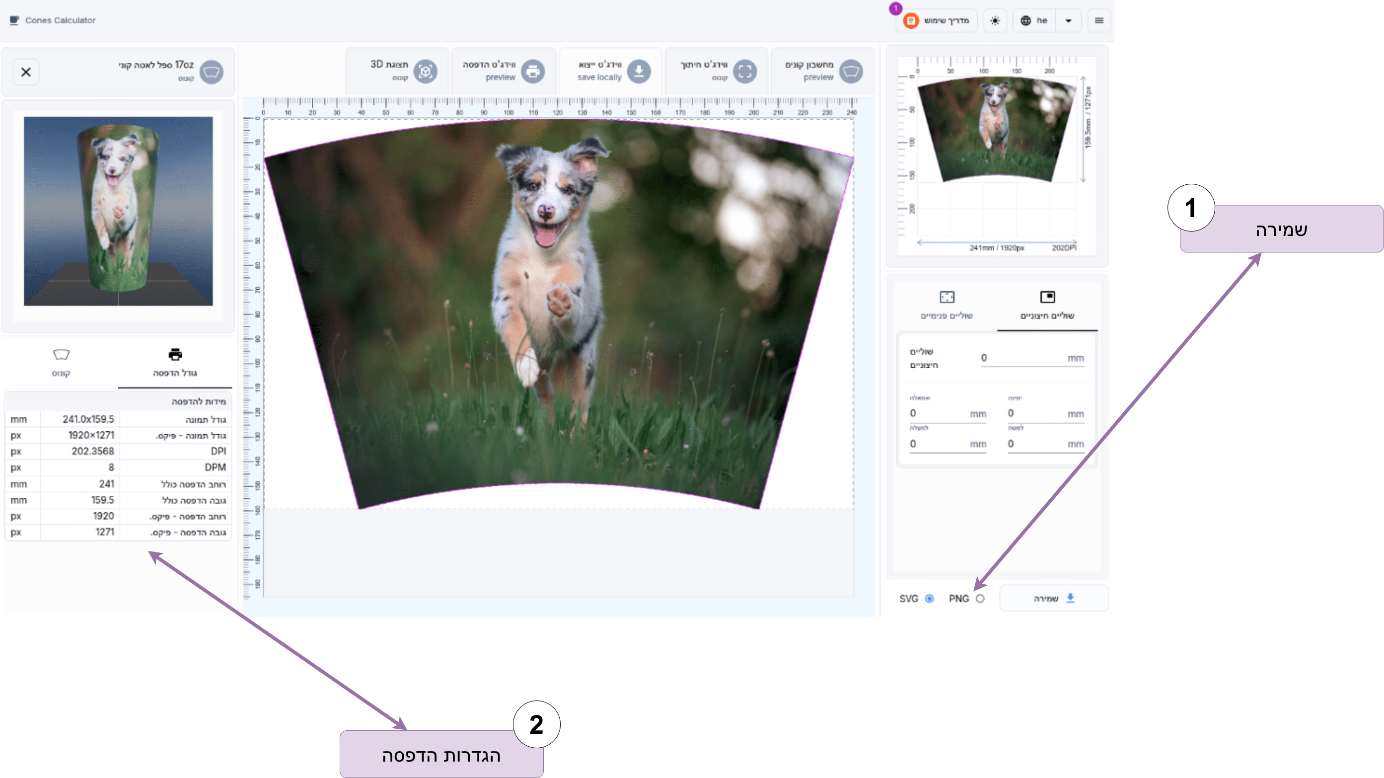 Export Widget